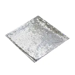 20" Sequined Napkin for Wedding Party Silver