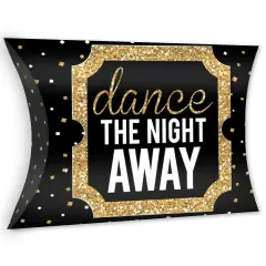 Big Dot of Happiness Prom - Favor Gift Boxes - Prom Night Party Large Pillow Boxes - Set of 12