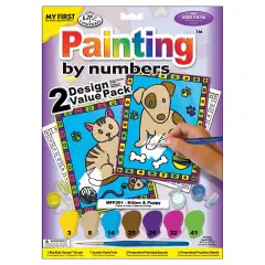 Royal & Langnickel(R) My First Paint By Number Kit 2/Pkg