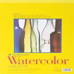 Strathmore Watercolor Paper Pad 11"X15"-12 Sheets