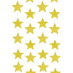 Wrapables 13ft Paper Star Garland Party Decorations (Set of 2), Gold Shimmer