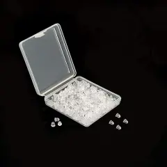 1200 PcsSilicone Earring Backs Earring Backings ,Soft Clear Ear Safety Back Pads Backstops Clutch Stopper Replacement for Fish Hook Earring Studs Hoops, Diameter 4mm