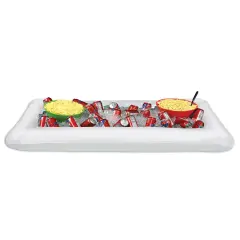 Inflatable White Buffet Cooler (Pack of 6)