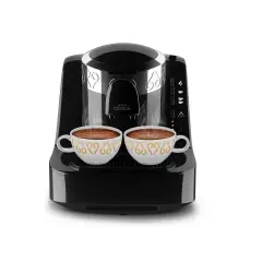 Arzum Okka Automatic Turkish Coffee Machine, Maker, USA 120V UL, Black/Chrome