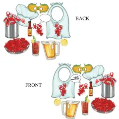 Crawfish Photo Fun Signs, (Pack Of 12)