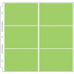 Doodlebug Page Protectors 12"X12" 12/Pkg-(6) 6"X4" Pockets