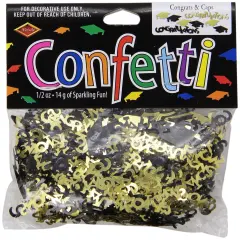 Congrats & Caps Confetti (Pack of 6)