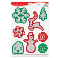 Ugly Sweater Peel 'N Place (Pack of 12)