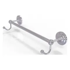 Prestige Que New Collection 30 Inch Towel Bar With Integrated Hooks - Pqn-41-30-Hk-Pc