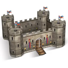 3-D Castle Centerpiece, (Pack of 12)