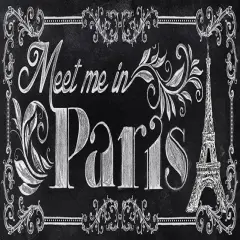 Meet Me in Paris Poster Print by Conrad Knutsen # 15892