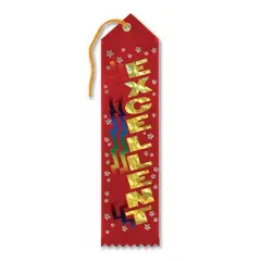 Excellent Award Ribbon (Pack of 6)