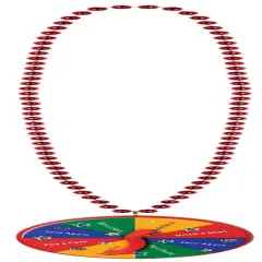 Beads w/New Year Spinner Medallion (Pack of 12)