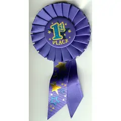 1st Place Rosette (Pack of 6)