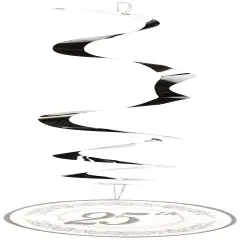 25th Anniversary Whirls (Pack of 6)