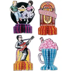 50's Mini Centerpieces (Pack of 12)