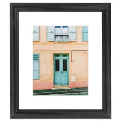 ArtToFrames 24x28" Matted Picture Frame with 20x24" Single Mat Photo Opening Framed in 1.25" Black and 2" Mat (FWM-4083-24x28)