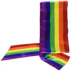 Rainbow Satin Sash (Pack of 6)