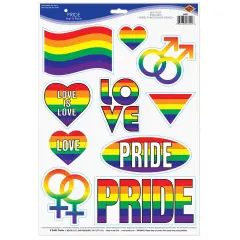 Pride Peel N Place, (Pack of 12)