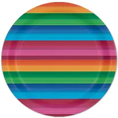 Fiesta Plates, (Pack Of 12)