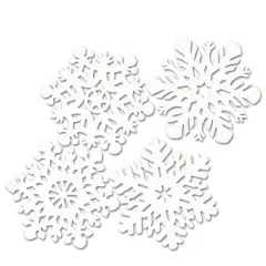 Pkgd Snowflake Cutouts (Pack Of 12)