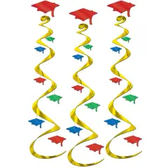 Grad Cap Whirls (Pack of 6)