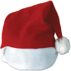 Plush Santa Hat (Pack of 12)