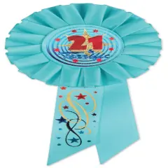 21 & Terrific Rosette (Pack of 6)