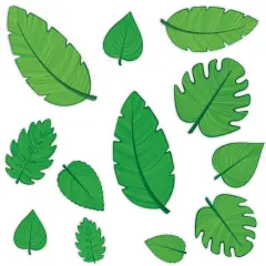 Tropical Leaf Cutouts, (Pack Of 12)