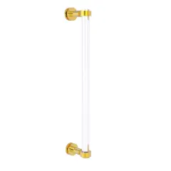 Clearview Collection 18 Inch Single Side Shower Door Pull - Polished Brass