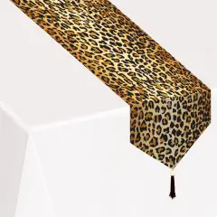 Printed Leopard Print Table Runner (Pack of 12)