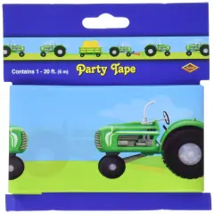 Tractor Party Tape (Pack of 12)