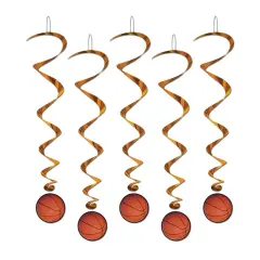 Basketball Whirls (Pack of 6)