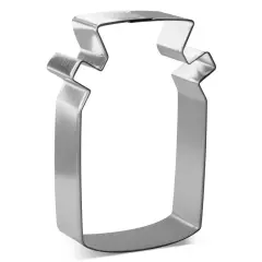 Farmhouse Milk Jug Cookie Cutter 3.75 in, CookieCutter.com, Tin Plated Steel, Handmade in the USA