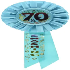 70 & Smashing Rosette (Pack of 6)