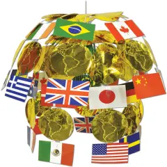 International Flag Cascade (Pack of 12)