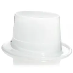 White Plastic Topper (Pack of 24)