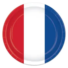Red, White & Blue Plates (Pack of 12)