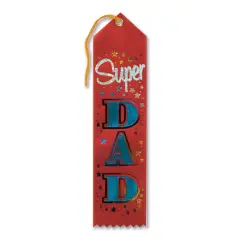 Super Dad Award Ribbon (Pack of 6)