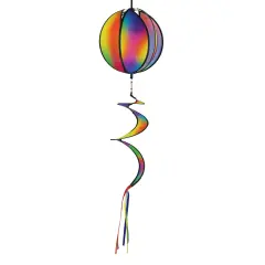 In the Breeze 11-inch Jewel Hanging Ball Spinner, Wind Spinner, 2488