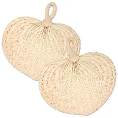 Raffia Fans (Pack of 6)