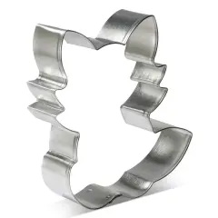 Cute Fox Cookie Cutter 4 in B1593, CookieCutter.com, Tin Plated Steel, Handmade in the USA