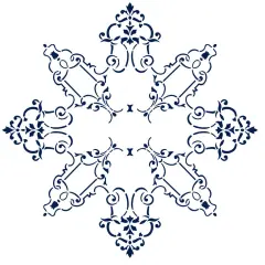 Filagree Medallion Ceiling Design Wall Stencil | 2735R by Designer Stencils | Reusable Art Craft Stencils for Painting on Walls, Canvas, Wood |