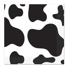 Cow Print Luncheon Napkins (Pack of 12)
