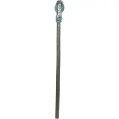 62" Blue Silver Deluxe Egyptian Cobra Snake Royal Pharaoh Staff Scepter