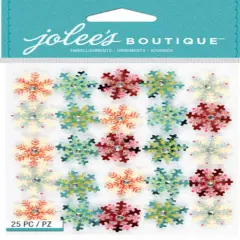 Jolee's Boutique Snowflake Mini Repeats Dimensional Stickers