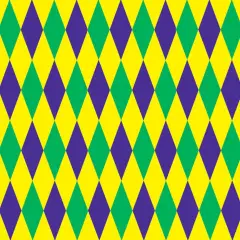 Mardi Gras Harlequin Backdrop (Pack of 6)