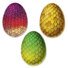 Dragon Egg Cutouts, (Pack of 12)
