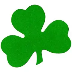 Printed Shamrock Cutout (Pack Of 48)