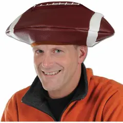 Vinyl Football Hat (Pack of 6)